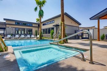 Hot tub and pool